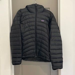 Patagonia Black Down Jacket with Hood